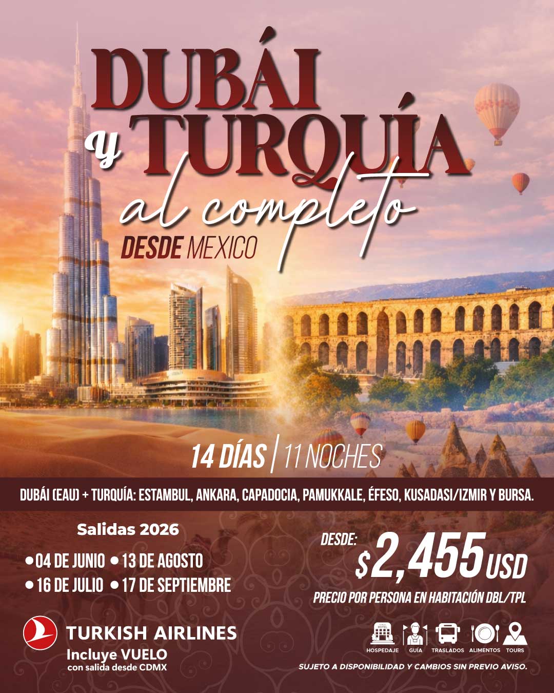 Dubai y Turquia Al Completo
