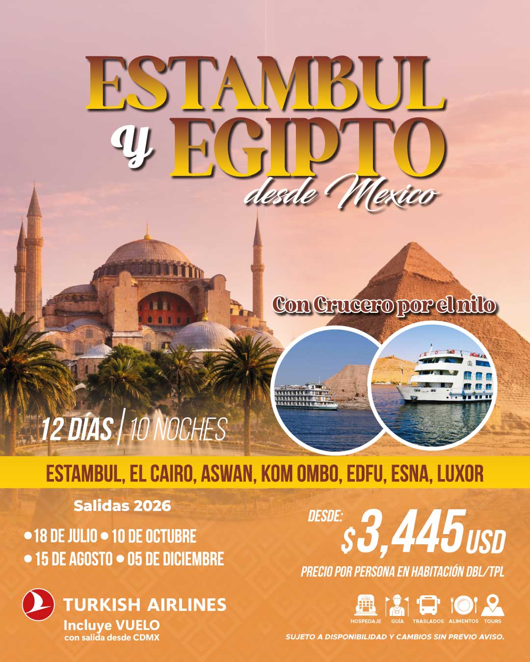 Estambul y Egipto